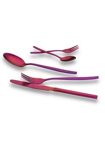 ECHTWERK , Lila, Rot , Metall , lebensmittelecht , Kochen & Essen, Besteck, Bestecksets