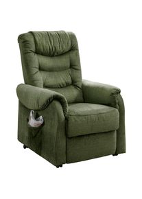 Livetastic , Dunkelgr&uuml;n , Textil , 78x107x93 cm , Stoffauswahl, Relaxfunktion , Wohnzimmer, Sessel, Fernsehsessel