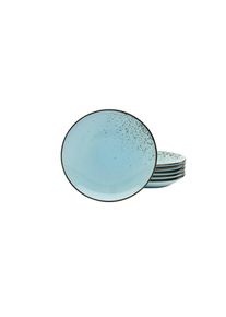 Creatable , Pastellblau , Keramik , rund , Kochen & Essen, Geschirr, Teller, Dessertteller