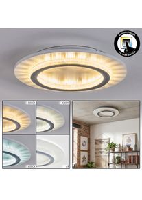 hofstein Lidor Taklampa LED Gr&aring;tt, Vit, 1-ljusk&auml;llor