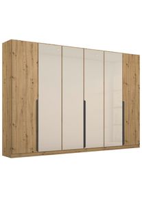 Rauch M&ouml;bel , Champagner, Eiche Artisan , Holzwerkstoff , 3 F&auml;cher , 271x210x54 cm , Blauer Engel, Goldenes M, Made in Germany , Schlafzimmer, Kleiderschr&auml;nke, Dreht&uuml;renschr&auml;nke