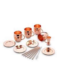 ECHTWERK , Kupferfarben , Metall , 500 ml , 13.5x9.3x13.5 cm , Kochen & Essen, Gl&auml;ser, Cocktailgl&auml;ser