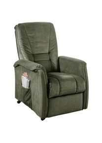 Livetastic , Dunkelgr&uuml;n , Textil , 77x107x88 cm , Stoffauswahl, Relaxfunktion , Wohnzimmer, Sessel, Fernsehsessel