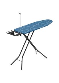 Homezone , Blau, Schwarz , Textil , Abstraktes , 76.5 cm Schubladen , F&uuml;llung: Polyurethan (Pur) , 40.5x92x145 cm , Bezug abnehmbar und waschbar, Kabelhalterung, integrierte Steckdose, B&uuml;geleisenablage ,