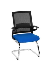 Mid.you , Blau, Schwarz , Metall , 59x95x54 cm , ergonomische R&uuml;ckenlehne , B&uuml;rom&ouml;bel, B&uuml;rost&uuml;hle, Besucherst&uuml;hle