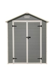 Beldano , Grau , Metall, Kunststoff , 182x219x182 cm , Freizeit im Garten, Gartenbauten, Gartenh&auml;user