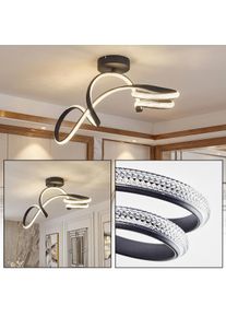 hofstein Halon Taklampa LED Svart, 1-ljusk&auml;llor