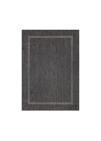 Ayyildiz , Schwarz , Textil , Abstraktes , rechteckig , 120x170 cm , Oeko-Tex&reg; Standard 100 , pflegeleicht , Teppiche & B&ouml;den, Teppiche, Webteppiche, Flachwebteppiche