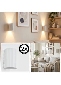 hofstein Fonir Up & Down Lampa, V&auml;gglampa Vit, 1-ljusk&auml;llor