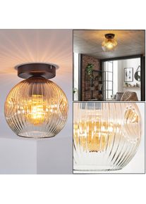 hofstein Ripoll Taklampa, kullampa Amber, Klart, 1-ljusk&auml;llor