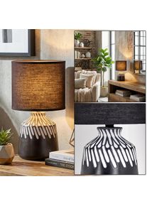 hofstein Mirvel Bordslampa Svart, Vit, 1-ljusk&auml;llor