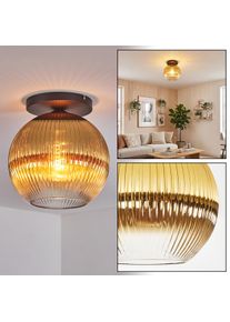 hofstein Koyoto Taklampa, kullampa 30 cm Guld, Klart, 1-ljusk&auml;llor