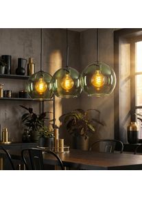 hofstein Koyoto Pendellampa, kullampa, Pendelbelysning Gr&ouml;n, 3-ljusk&auml;llor