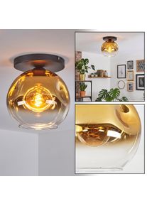 hofstein Ripoll Taklampa, kullampa Guld, Klart, 1-ljusk&auml;llor