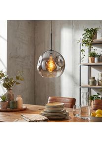 hofstein Ripoll Pendellampa, kullampa, Pendelbelysning Klart, R&ouml;kf&auml;rger, 1-ljusk&auml;llor