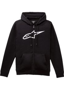 Alpinestars Ageless Zip V3, zip hoodie , color: Black/White , size: M