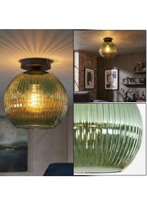 hofstein Koyoto Plafondlamp, Kogellampje 25 cm Groen, 1-licht