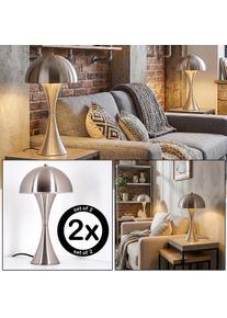 hofstein Garil Tafellamp Nikkel mat, 1-licht