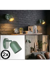 hofstein Horen Wandlamp, Wandspot Groen, 1-licht