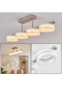 hofstein Jalek Plafondlamp LED Zandkleurig, 1-licht