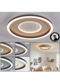 hofstein Gorim Plafondlamp LED Grijs, Zwart, 1-licht