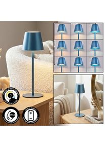 hofstein Salgadinho Buiten tafellamp, Tafellamp LED Blauw, 1-licht