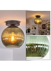 hofstein Koyoto Plafondlamp, Kogellampje 20 cm Groen, 1-licht