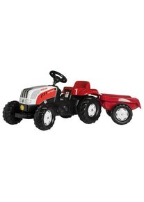 Kindertraktor, Rot, Kunststoff, Spielzeug, Kinderfahrzeuge