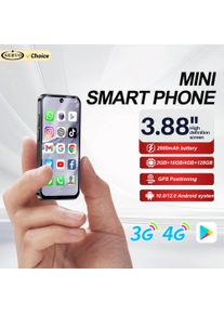 2025 NEW mini Android Smartphone 3.88" HD Display,4G LTE/3G WCDMA,4GB+128GB/2GB+16GB,2000mAh Battery Small Mobile Phone Unlocked