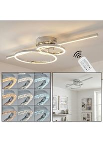 hofstein Goren Plafoniera LED Cromo, Argento, 1-Luce