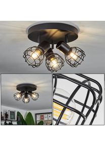 hofstein Piment Plafoniera Nero, 3-Luci