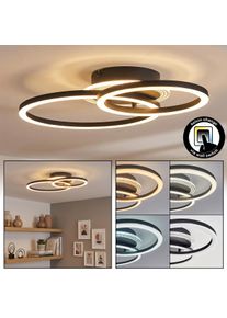 hofstein Marek Plafoniera LED Nero, 1-Luce