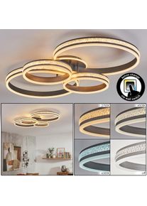 hofstein Rivex Plafoniera LED Titanio, 1-Luce