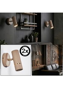 hofstein Wolar Applique, Faretto da parete LED Sabbia, 1-Luce