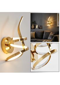 hofstein Lunor Applique, Faretto da parete LED Oro, 1-Luce