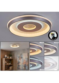 hofstein Dakon Plafoniera LED Champagne, Bianco, 1-Luce