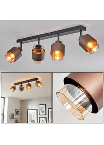 hofstein Traak Plafoniera, Faretto da soffitto Nero, 4-Luci