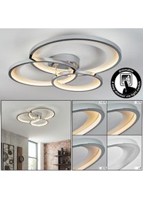 hofstein Baiyin Plafoniera LED Cromo, Argento, 1-Luce