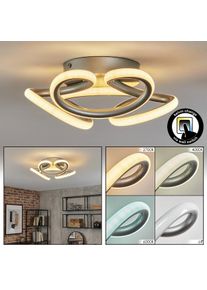 hofstein Jaren Plafoniera LED Argento, 1-Luce