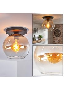 hofstein Koyoto Plafoniera, Lampada a sfera 25 cm Ambrato, Chiaro, 1-Luce