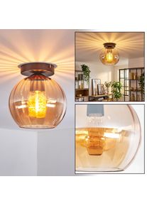 hofstein Koyoto Plafoniera, Lampada a sfera 20 cm Ambrato, 1-Luce