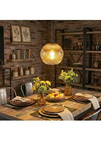 hofstein Ripoll Lampadario a sospensione, Lampada a sfera, Lampada a sospensione Oro, Chiaro, 1-Luce