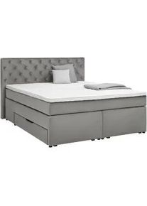 Boxspringbett Chester Grau ca. 180x200cm