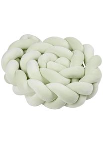 Patinio Nestchen, Salbeigr&uuml;n, Textil, Abstraktes, F&uuml;llung: Polyester,Polyester, 200 cm, Oeko-Tex&reg; Standard 100, Schlafen, Babybettausstattung, Babynestchen & Nestchenschlangen, Bettnestchen