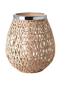 Fink, Windlicht &raquo;SHONA&laquo;, natur, silberfarben, Eisen,