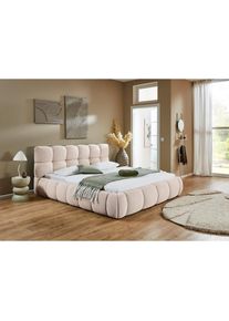 ATLANTIC HOME COLLECTION, Polsterbett Polsterbett, Bezug mit Melange-Effekt, creme, 100% PES, Liegefl&auml;che L&auml;nge Breite: 200 cm x 180 cm - Chenille