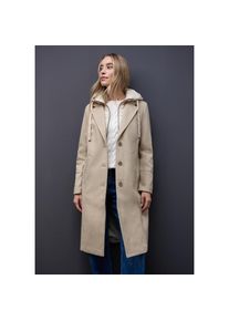 Street One, Damen, Outdoorjacke mit Kapuze mit Kapuze, Soft Sand Mel., 44, Mantel von Street One