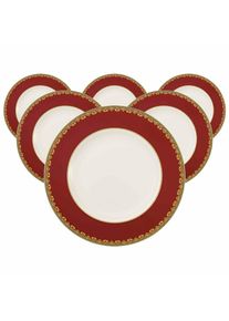 Villeroy & Boch Villeroy & Boch, Speiseteller &raquo;Speiseteller Samarkand Rubin &oslash; 27,7 cm 6er Set bunt&laquo;, bunt,