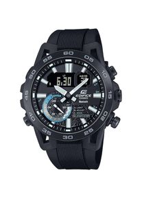 CASIO EDIFICE, Herren, Smartwatch, t&uuml;rkis-schwarz + schwarz, Topaktuelle Herrensmartwatch
