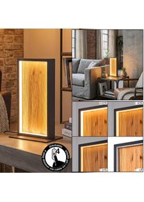 hofstein Gerin Lampe &agrave; poser LED &Eacute;cru, Noir, 1 lumi&egrave;re